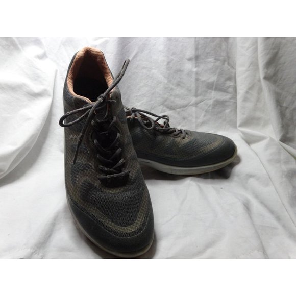 ECCO Biom Natural Motion Comfort Shoes Gray Peach EU39 ~ US‎ Womens Size 8 - Picture 2 of 6